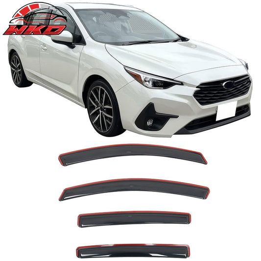 Wholesale 12-16 Subaru Impreza Hatchback 13-15 XV Crosstrek In-Channel Window Visors - Wikond Auto
