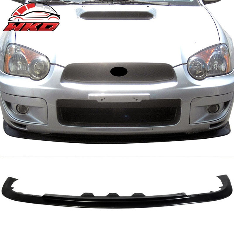 Wholesale 04-05 Subaru Impreza STI Style Front Bumper Lip Spoiler Unpainted Black PP
