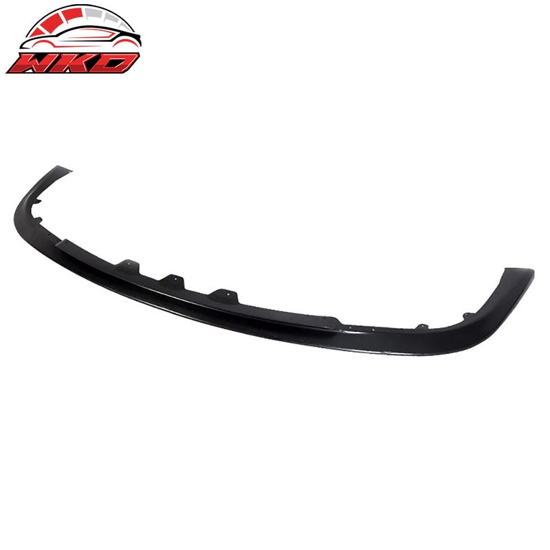 Fits 04-05 Subaru Impreza STI Style Front Bumper Lip Spoiler Unpainted Black PP