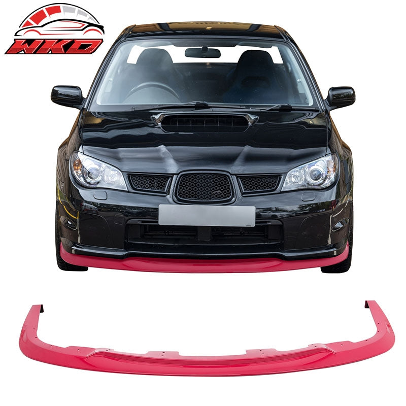 Wholesale 06-07 Subaru Impreza WRX 4DR STI Style Front Bumper Lip Spoiler PP Pink
