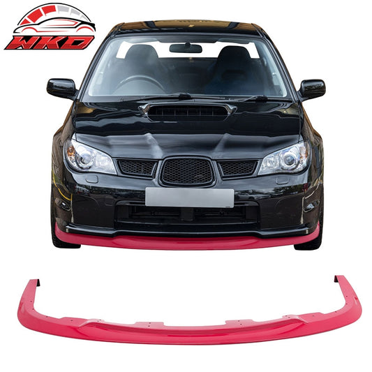 Wholesale 06-07 Subaru Impreza WRX 4DR STI Style Front Bumper Lip Spoiler PP Pink