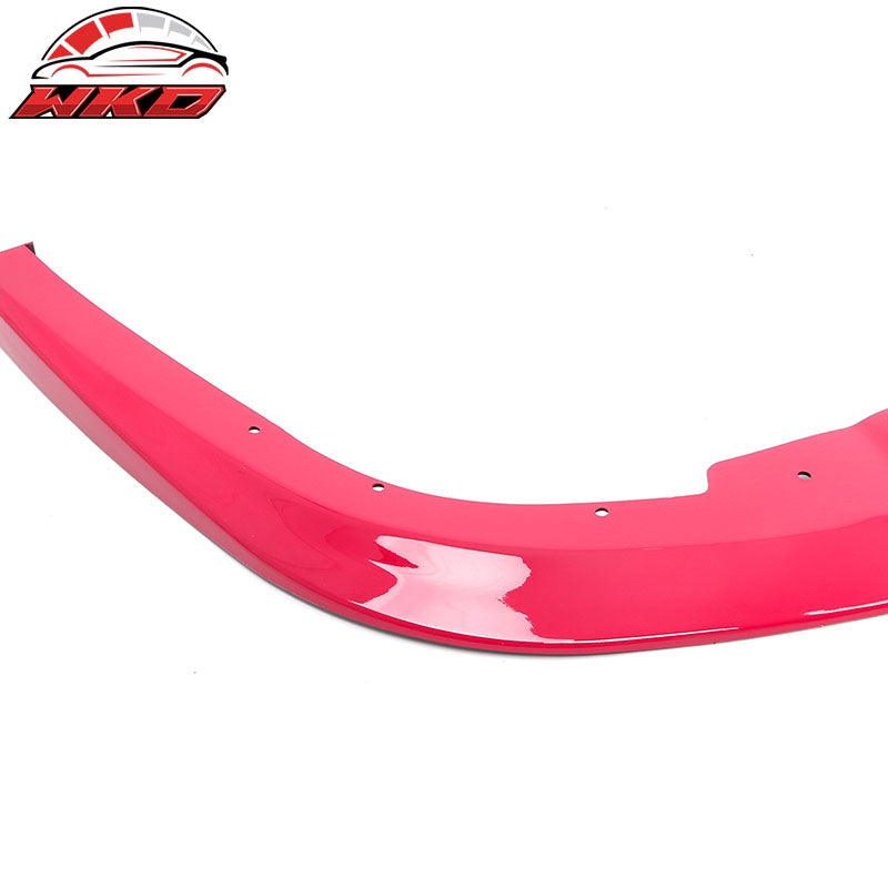 Fits 06-07 Subaru Impreza WRX 4DR STI Style Front Bumper Lip Spoiler PP Pink