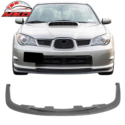Wholesale 06-07 Subaru Impreza WRX Front Bumper Lip Spoiler 3PCS Carbon Fiber Print - Wikond Auto