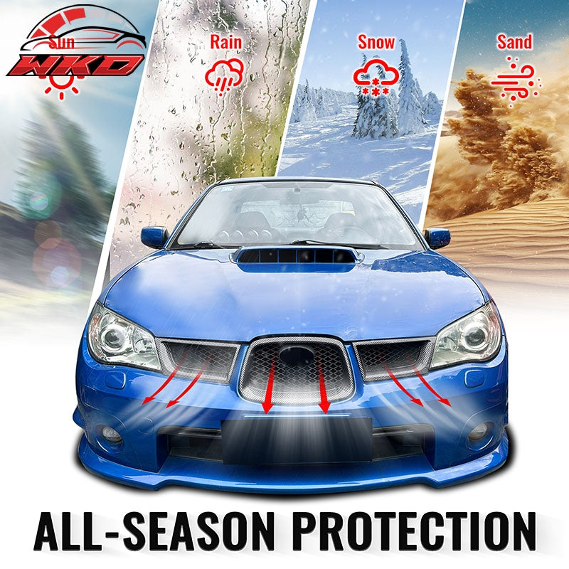 For 06-07 Subaru Impreza WRX OE Front Bumper Grille Cover ABS Carbon Fiber Print