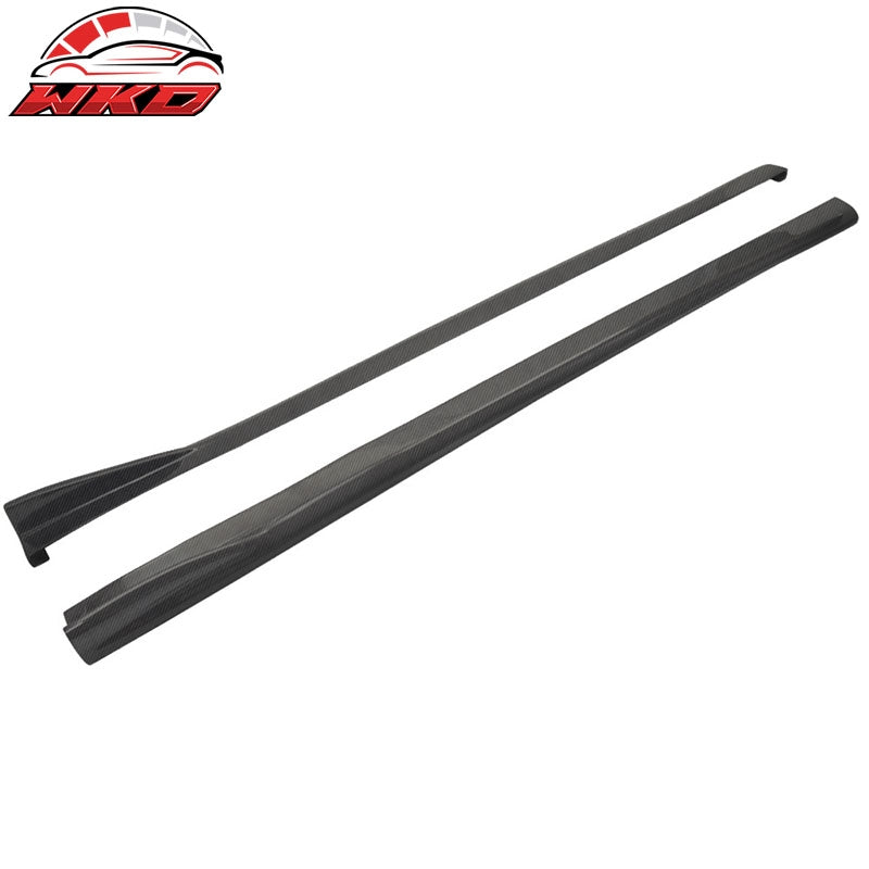 Wholesale 08-14 Subaru Impreza WRX STI CS Style 2PCS Side Skirts Matte Carbon Fiber