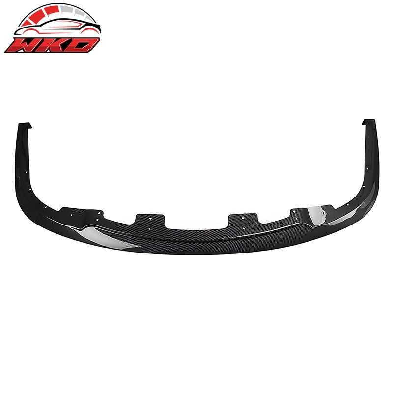 Fits 06-07 Subaru Impreza WRX STI Front Bumper Lip Spoiler PP Carbon Fiber Print