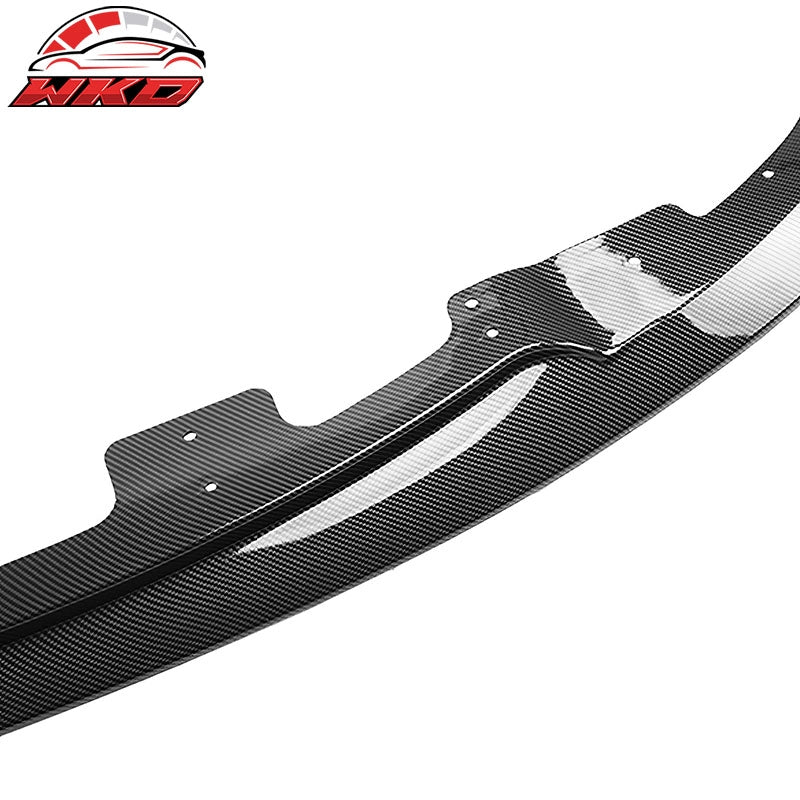 Fits 06-07 Subaru Impreza WRX STI Front Bumper Lip Spoiler PP Carbon Fiber Print