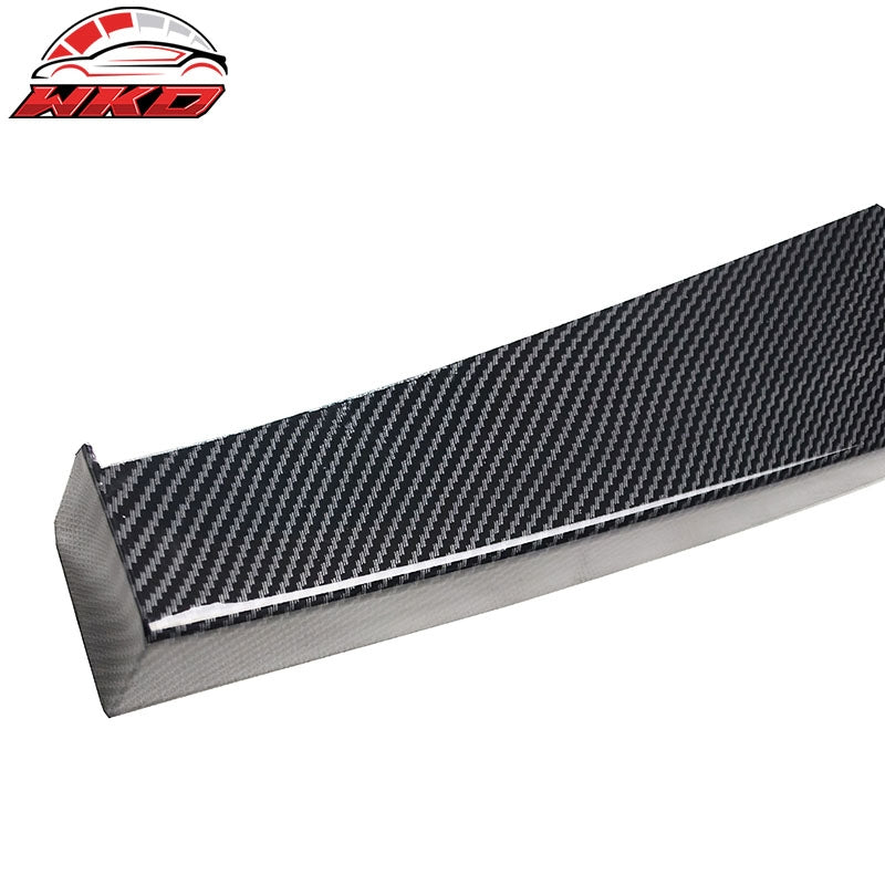 Fits 06-07 Subaru Impreza WRX STI Front Bumper Lip Spoiler PP Carbon Fiber Print