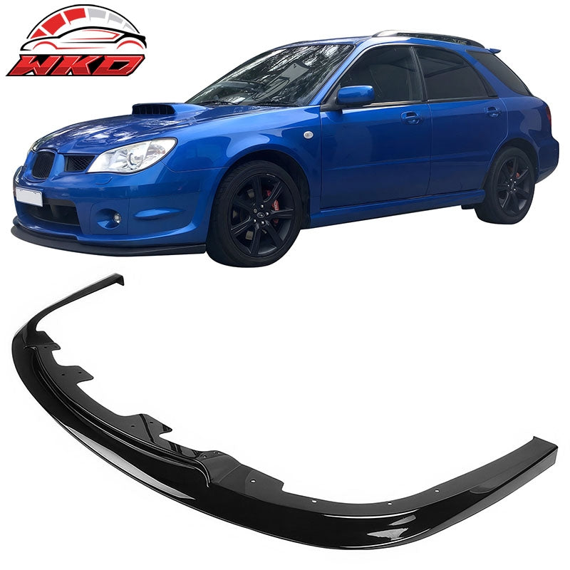 Wholesale 06-07 Subaru Impreza WRX STI Style Front Bumper Lip Spoiler PP Gloss Black