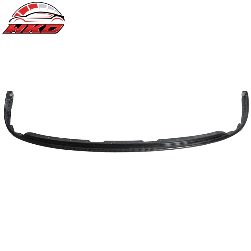 Fits 08-10 Subaru Impreza WRX STI Front Bumper Lip Spoiler - Matte Carbon Fiber