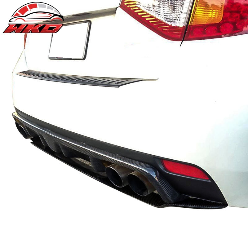 Wholesale 08-14 Subaru Impreza WRX STI R205 Rear Lip Diffuser Matte Carbon Fiber - Wikond Auto