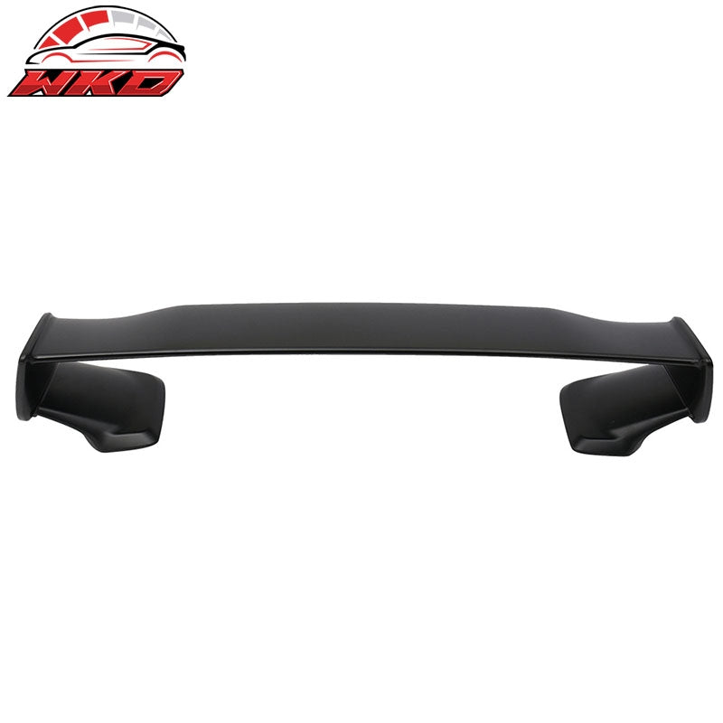 Fits 12-16 Impreza & 15-21 WRX STI Style 3PCS Rear Trunk Spoiler Unpainted Black
