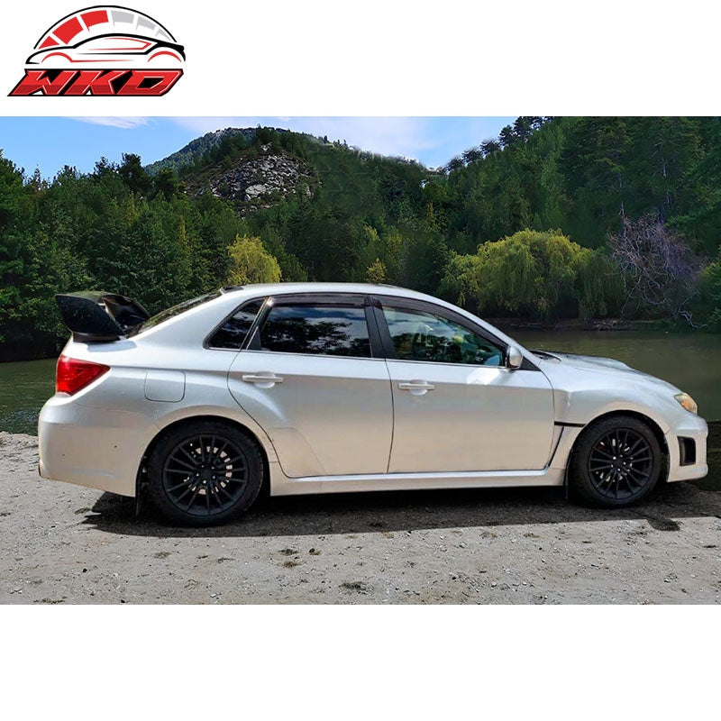 Fits 08-14 Subaru Impreza WRX STI Style Rear Trunk Spoiler Wing Unpainted 3PCS