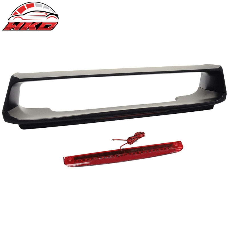 Fits 02-07 Subaru Impreza WRX STI Style Rear Trunk Spoiler W/LED Light Unpainted