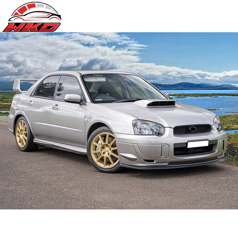 Fits 04-05 Subaru Impreza WRX STI V-Limited Style Front Bumper Lip Spoiler PP