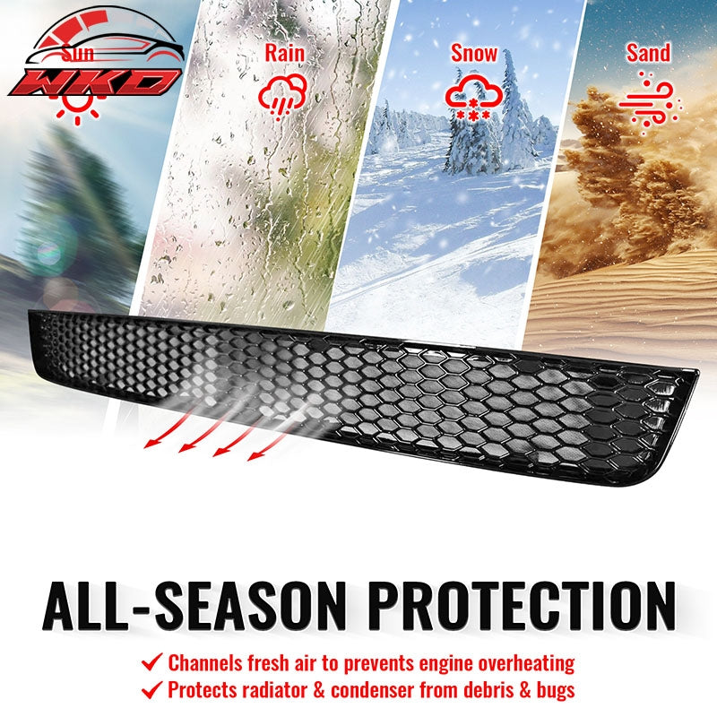 Wholesale 11-14 Subaru Impreza WRX & WRX STI Gloss Black Honeycomb Lower Grille PP - Wikond Auto