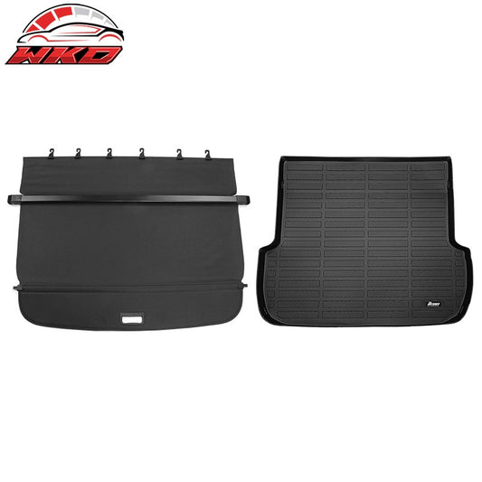 Wholesale 20-25 Subaru Outback 3D TPE Rear Trunk Mat Cargo Liner Pad + Cargo Cover - Wikond Auto