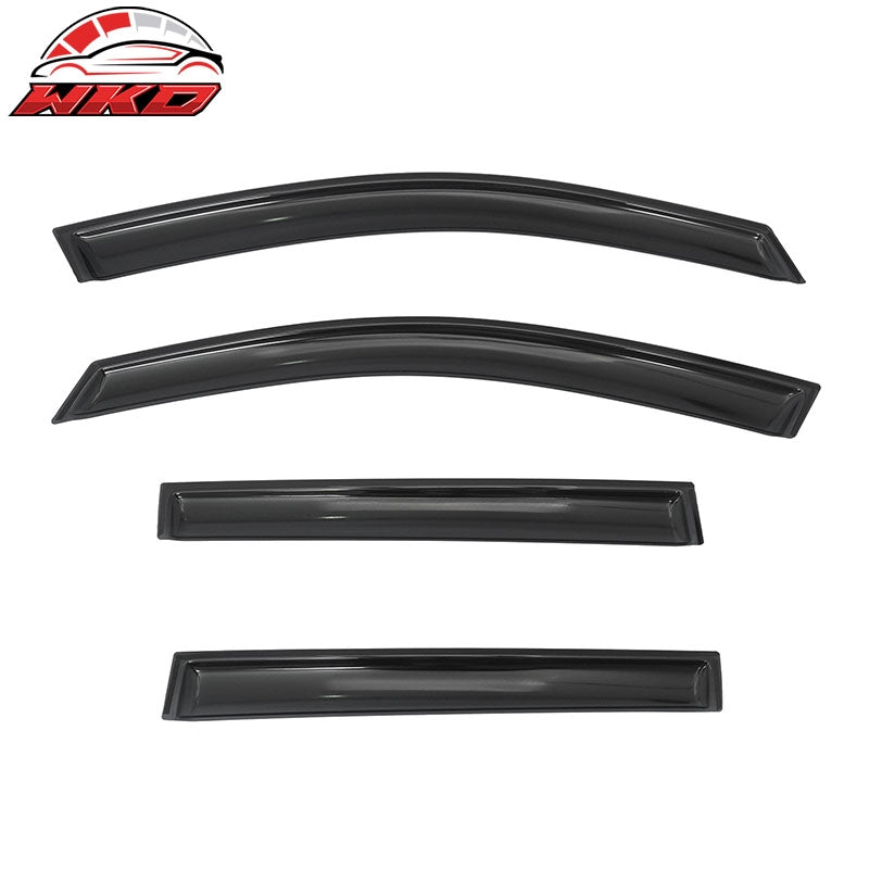 Fits 15-19 Subaru Outback Window Visors In-Channel Sun Rain Guard Side Deflector
