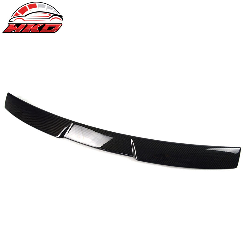 Fits 15-21 Subaru WRX STI V Style Rear Roof Spoiler Matte Carbon Fiber