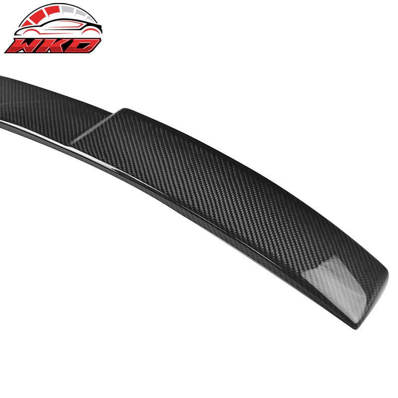 Fits 15-21 Subaru WRX STI V Style Rear Roof Spoiler Matte Carbon Fiber