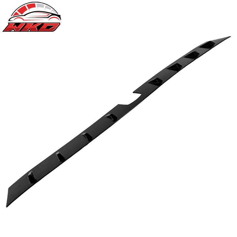 Fits 22-26 Subaru WRX D2 Style Rear Roof Window Spoiler W/Shark Fins Unpainted