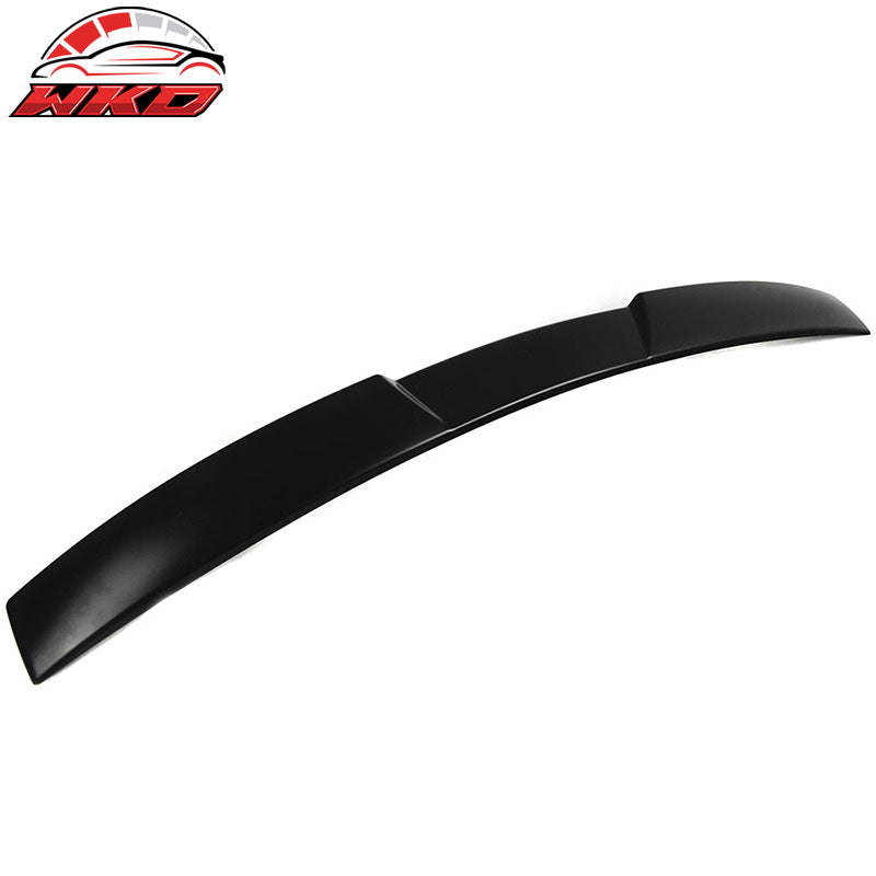 Fits 15-21 Subaru WRX STI V Style Rear Roof Window Spoiler Wing Unpainted Black