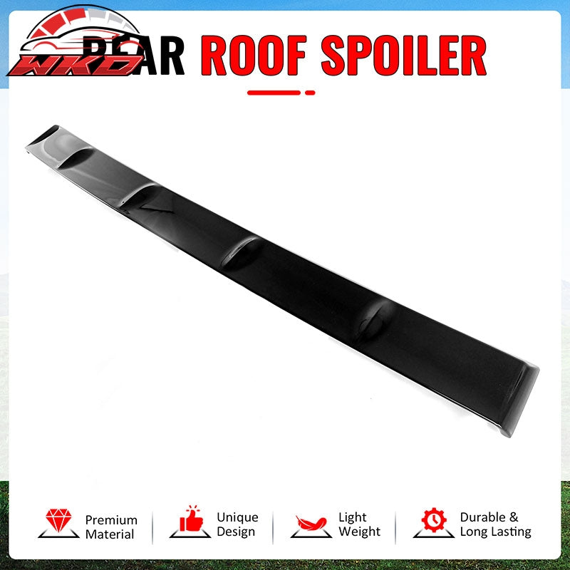 Fits 22-26 Subaru WRX 5th D Style Gloss Black Rear Roof Window Spoiler Wing ABS