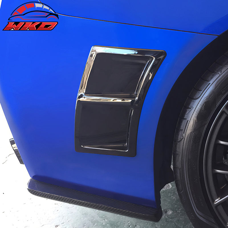 Fits 15-21 Subaru WRX STI Sedan ABS Rear Side Vent Trim Cover 2PC