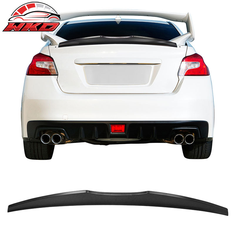 Fits 15-21 Subaru WRX & STI Duckbill Rear Trunk Spoiler Tail Wing Lip Unpainted