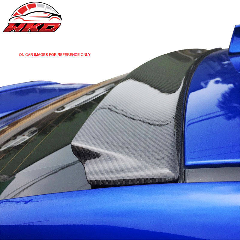 Fits 15-21 Subaru WRX STI Ikon Style Roof Spoiler - Matte Carbon Fiber