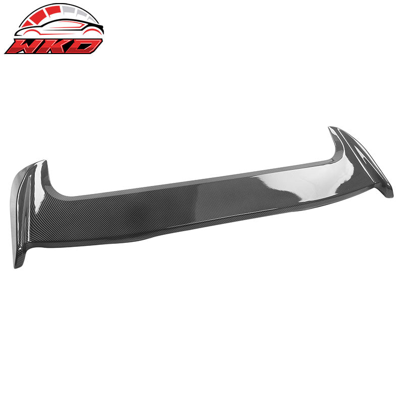 Fits 18-23 Crosstrek & 17-23 Impreza IKON Roof Spoiler Carbon Fiber Print ABS