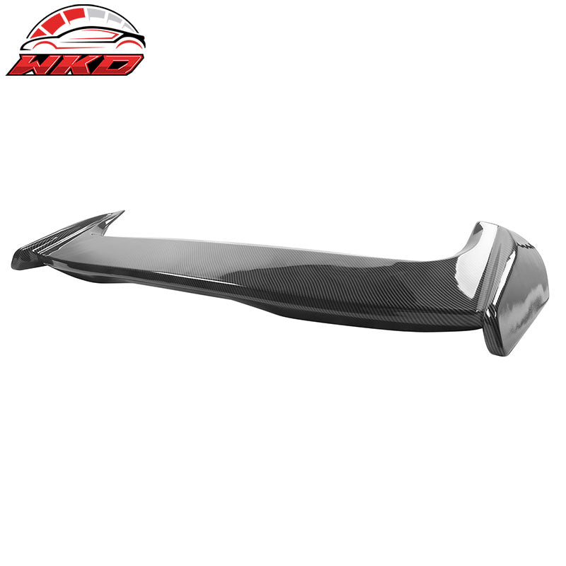Fits 18-23 Crosstrek & 17-23 Impreza IKON Roof Spoiler Carbon Fiber Print ABS