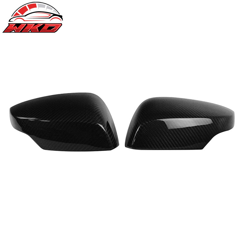 Fits 15-21 Subaru WRX STI Side Rear View Mirror Cover Trim - Carbon Fiber CF