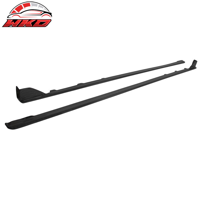 Wholesale 15-21 Subaru WRX STI Sedan Side Skirts Extension Matte Carbon Fiber (CF) - Wikond Auto