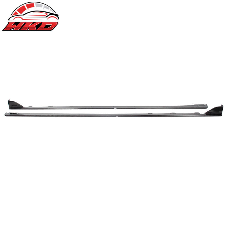 Wholesale 15-21 Subaru WRX STI Sedan Side Skirts Extension Matte Carbon Fiber (CF) - Wikond Auto