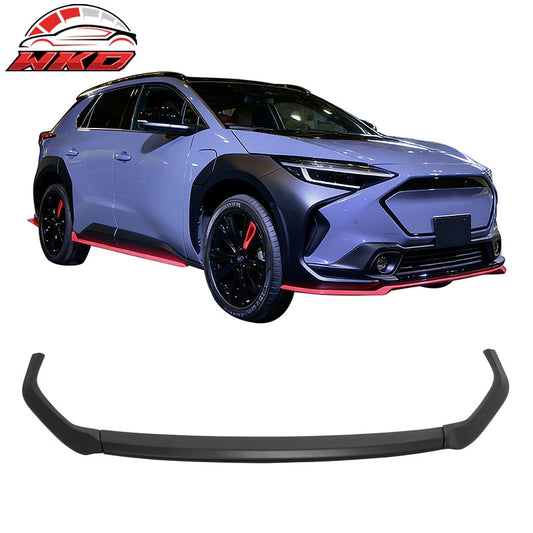Wholesale For 23-25 Subaru Solterra ST Style Front Bumper Lip Chin Spoiler Matte Black ABS - Wikond Auto