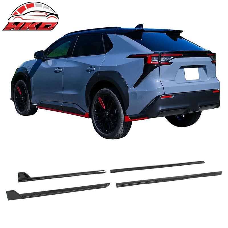 Wholesale 23-26 Subaru Solterra ST Style Side Skirt Extension Molding ABS Gloss Black