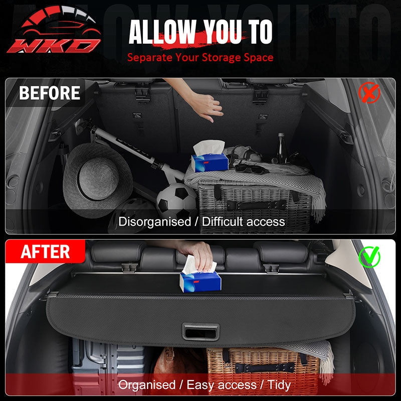 Wholesale 2026 Subaru Trailseeker Retractable Trunk Cargo Cover Carbon Fiber Style - Wikond Auto