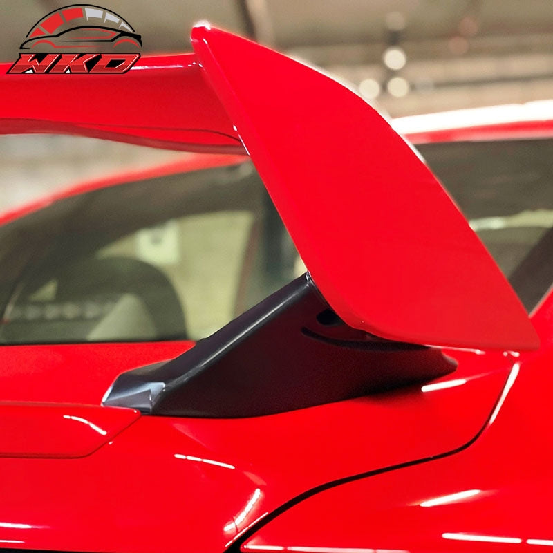 Fits 22-26 Subaru WRX 5th 15 STI Style Rear Trunk Spoiler Wing Lip Unpainted ABS