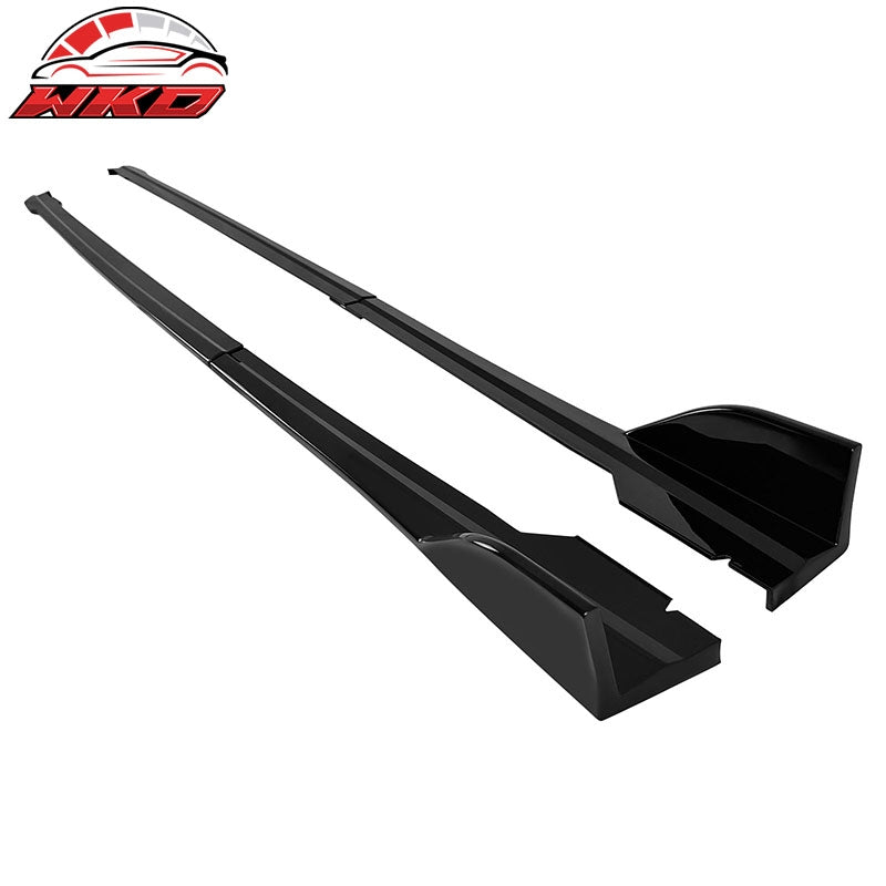 Fits 22-26 Subaru?WRX 5th Gen Gloss Black Side Skirts Extension Rocker Panel 4PC