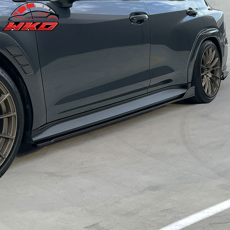 Fits 22-26 Subaru?WRX 5th Gen Matte Black Side Skirts Extension Rocker Panel 4PC
