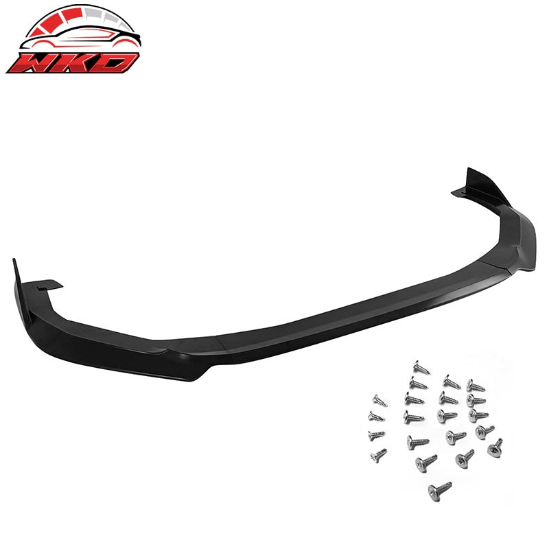 Fits 22-26 Subaru WRX 5th VB 3PCS Front Bumper Lip Spoiler Splitter Matte Black