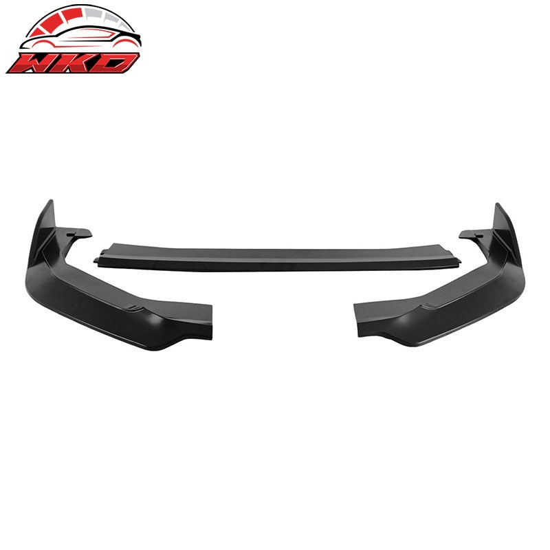 Fits 22-26 Subaru WRX 5th VB 3PCS Front Bumper Lip Spoiler Splitter Matte Black