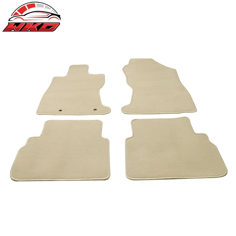 Fits 22-26 Subaru WRX Beige Auto Floor Mats Car Liners Carpets Nylon 4PCS
