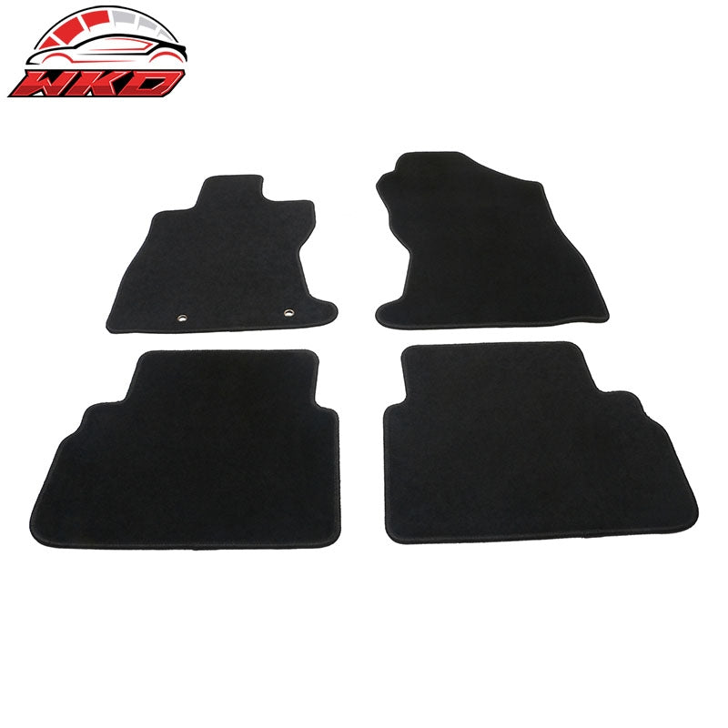 Fits 22-26 Subaru WRX Black Auto Floor Mats Car Liners Carpets Nylon 4PCS