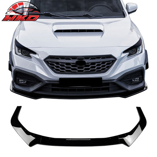 Wholesale 22-26 Subaru WRX IKON Style Front Bumper Lip Chin Splitter PP Gloss Black - Wikond Auto