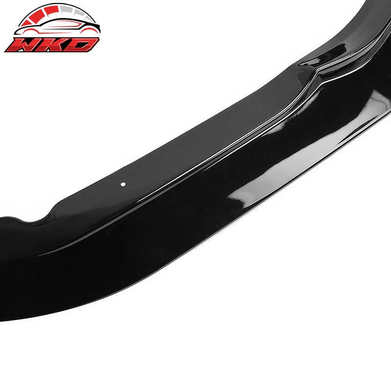 For 22-26 Subaru WRX IKON Style Front Bumper Lip Chin Spoiler PP Gloss Black 3PC