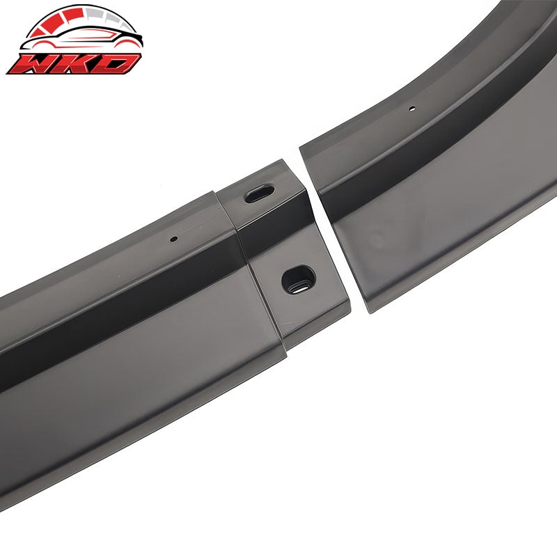 For 22-26 Subaru WRX IKON Style Front Bumper Lip Chin Spoiler PP Matte Black 3PC