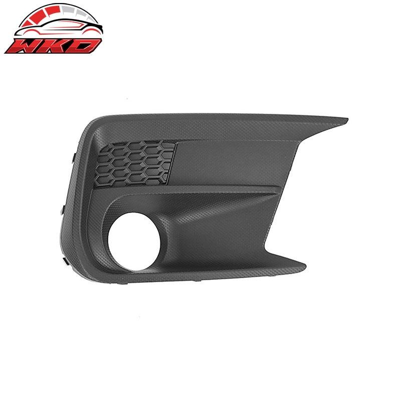 Fits 18-21 Subaru WRX Limited OE Style 2PCS Front Fog Light Bezel Textured Black