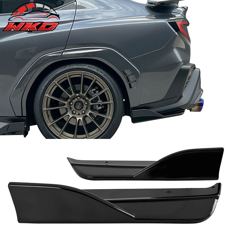Wholesale 22-26 Subaru?WRX Gloss Black D Style Rear Bumper Lip Side Corner Aprons Cap